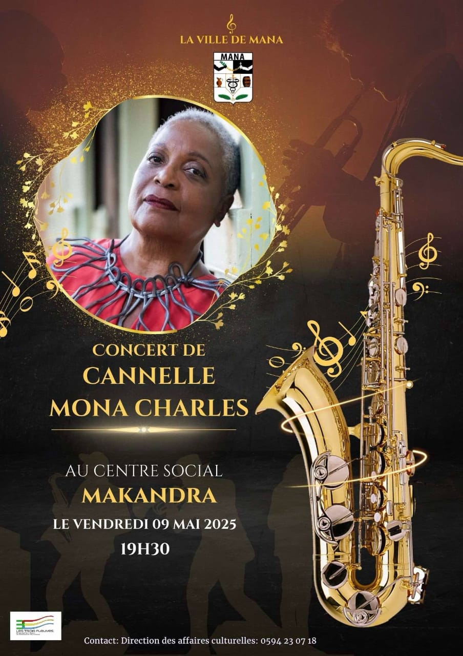 CONCERT DE CANNELLE MONA CHARLES AU CENTRE SOCIAL MAKANDRA CE VENDREDI 09 MAI 2025