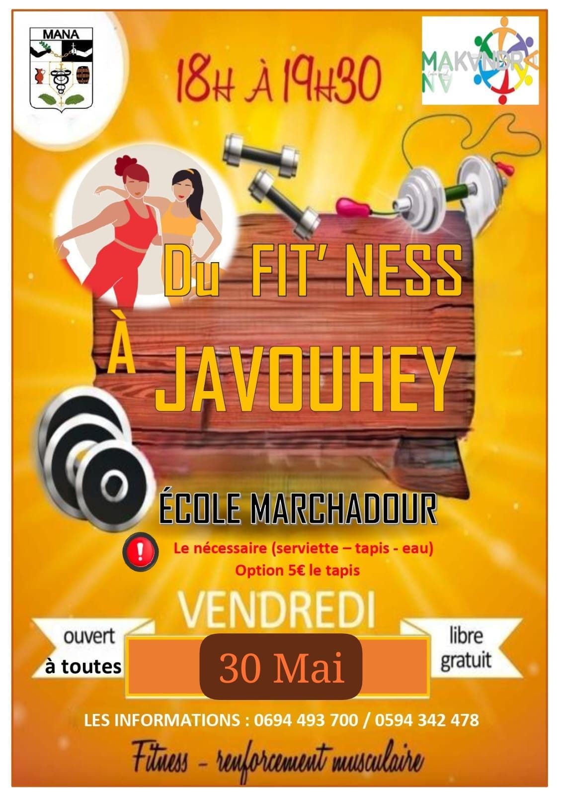 DU FIT'NESS À JAVOUHEY À L'ÉCOLE MARCHADOUR