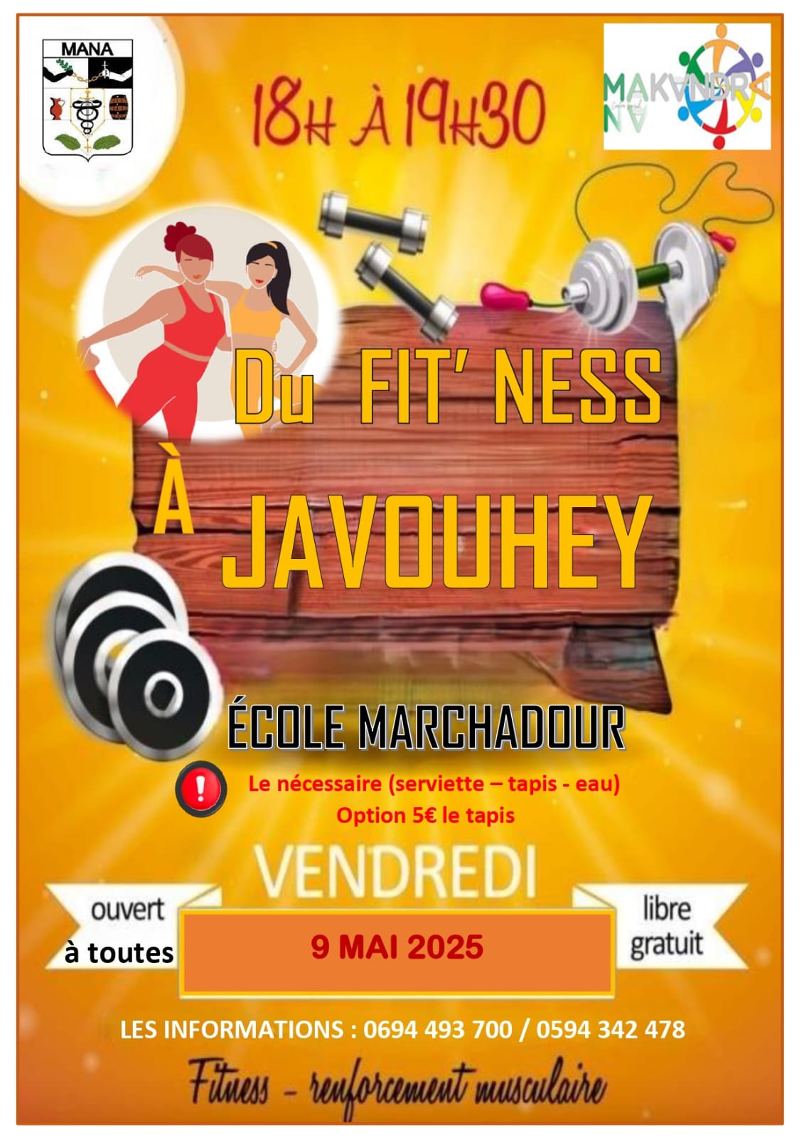 DU FIT'NESS À JAVOUHEY À L'ÉCOLE MARCHADOUR