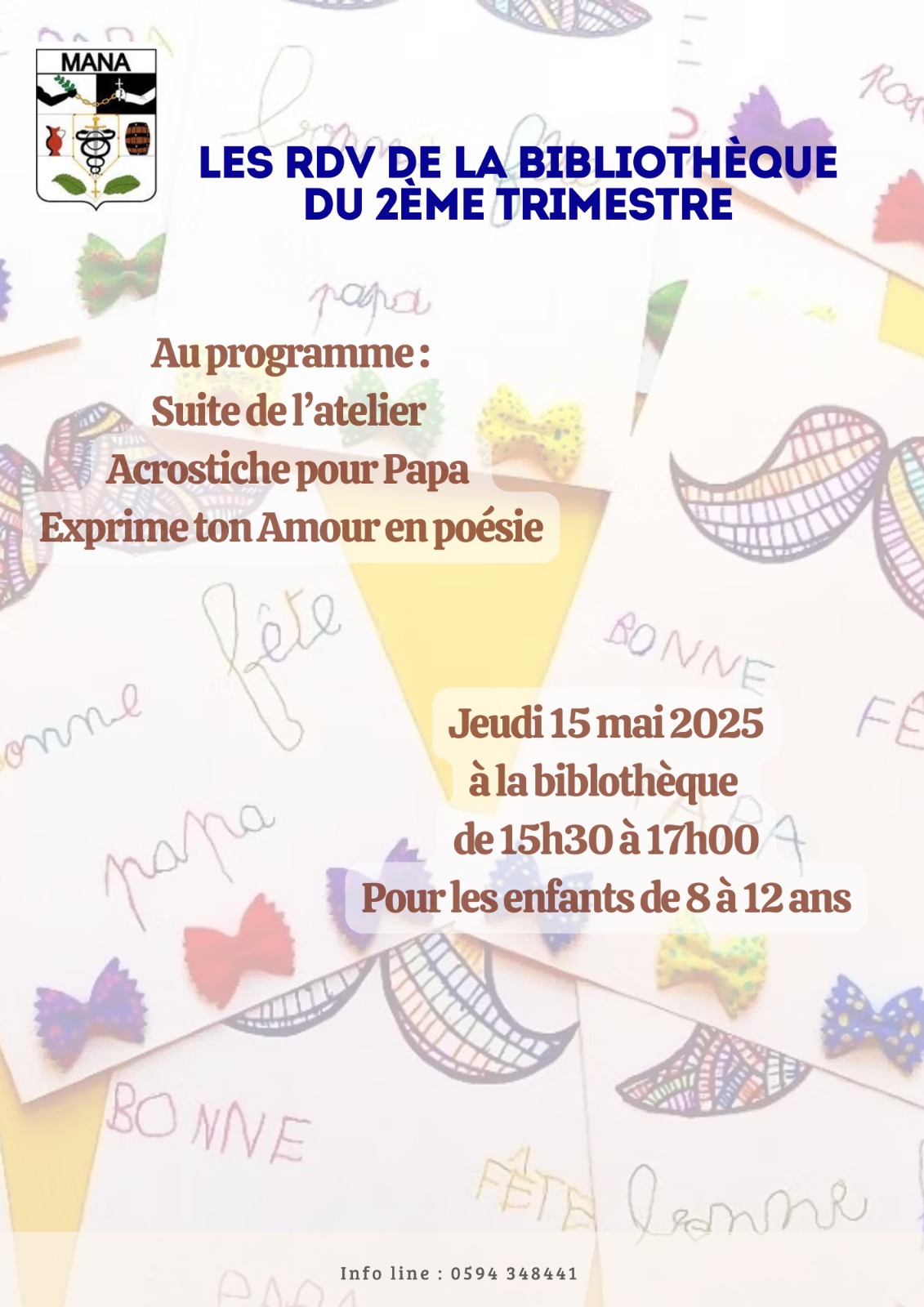 LES RENDEZ-VOUS DE LA BIBLIOTHÈQUE DU 2ÈME TRIMESTRE