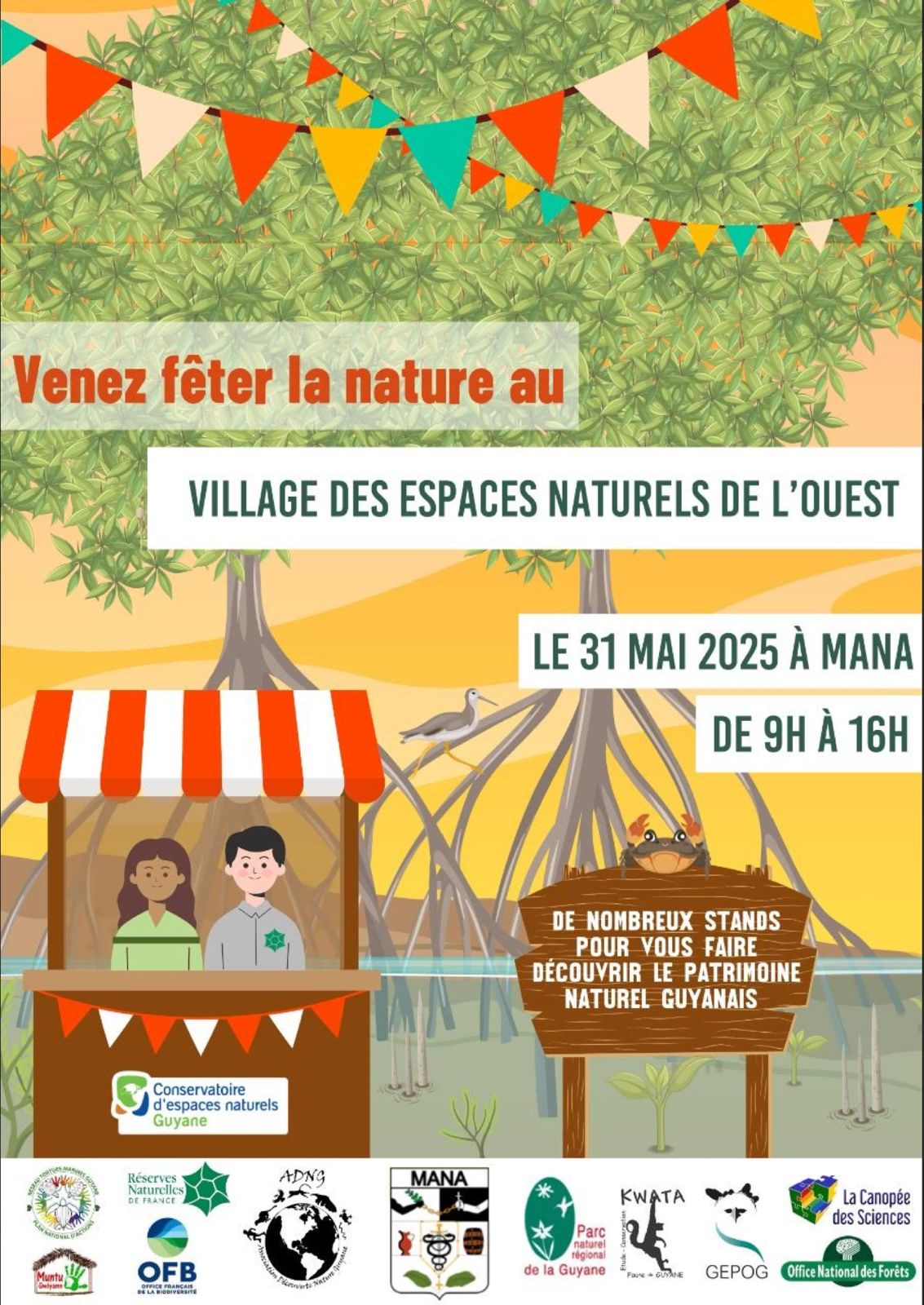 VENEZ FÊTER LA NATURE AU VILLAGE DES ESPACES NATURELS DE L'OUEST À MANA