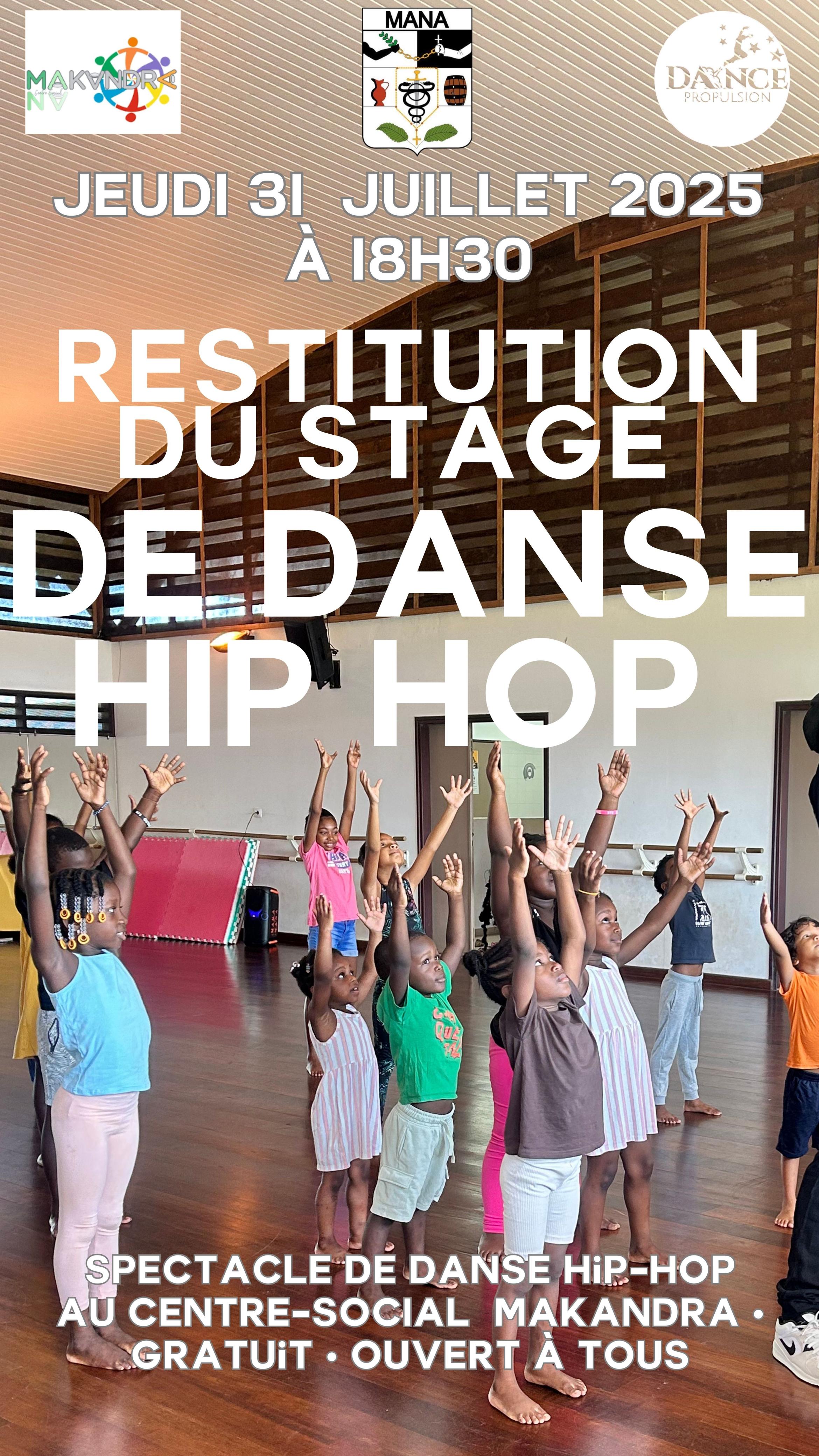STAGE DE DANSE HIP-HOP