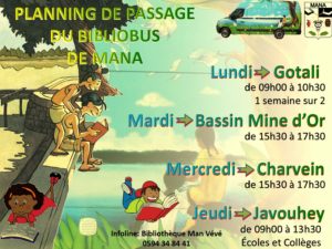 AFFICHE PASSAGE BIBLIOBUS