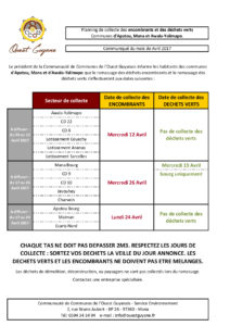 Planning mensuel Mana avril 2017