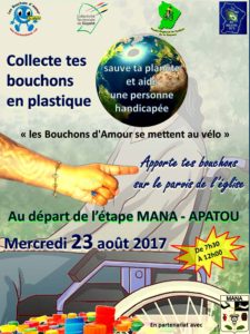 Collecte de bouchons en plastique