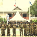 VOLONTAIRES CONTINGENT DEVANT MAIRIE MANA