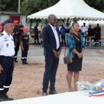 CÉRÉMONIE DE DÉPÔT DE GERBES À L'OCCASION DU 28ÈME CONGRÈS DES SAPEURS-POMPIERS DE GUYANE À MANA