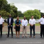 CÉRÉMONIE DE DÉPÔT DE GERBES À L'OCCASION DU 28ÈME CONGRÈS DES SAPEURS-POMPIERS DE GUYANE À MANA