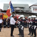 CÉRÉMONIE DE DÉPÔT DE GERBES À L'OCCASION DU 28ÈME CONGRÈS DES SAPEURS-POMPIERS DE GUYANE À MANA