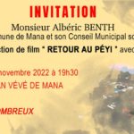 PROJECTION DE FILM RETOUR AU PÉYI