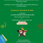 ATELIER CRÉATION DE DÉCORATION DE NOËL