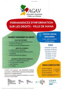 PERMANENCES D’INFORMATION SUR LES DROITS