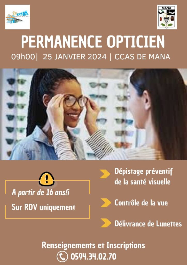 Permanence opticien