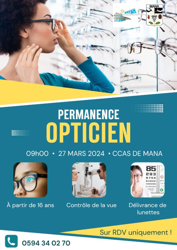 Permanence Opticien 27 Mars