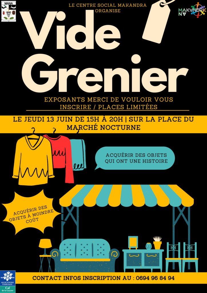 VIDE GRENIER AU MARCHÉ NOCTURNE DE MANA