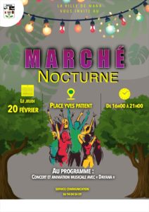 MARCHÉ NOCTURNE DE MANA JEUDI 20 FÉVRIER 2025