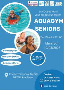 ATELIER AQUAGYM SENIORS AVEC LE CCAS DE MANA