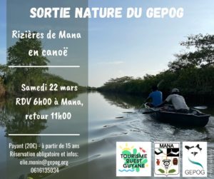 Sortie canoe GEPOG