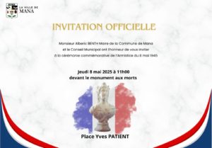 COMMÉMORATION DU 8 MAI À MANA