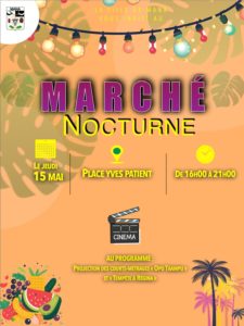 COURTS-MÉTRAGES AU MARCHÉ NOCTURNE DU JEUDI 15 MAI 2025