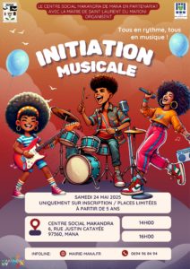 INITIATION MUSICALE LE SAMEDI 24 MAI 2025