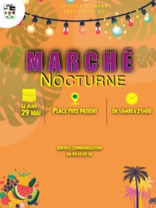 MARCHÉ NOCTURNE DE MANA JEUDI 29 MAI 2025