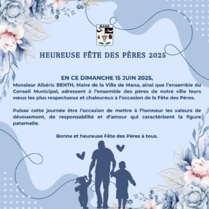 HEUREUSE FÊTE DES PÈRES 2025