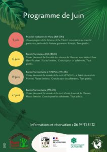 PROGRAMME D'ANIMATION DU MOIS DE JUIN DE L'ASSOCIATION MUNTU GWIYANN